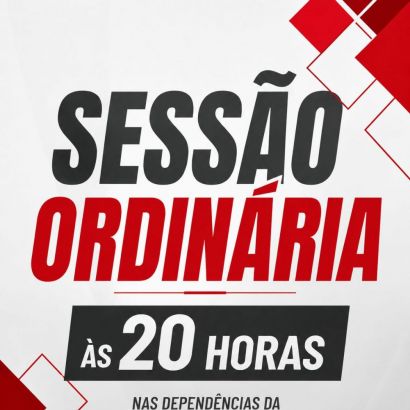 SESSÃO ORDINÁRIA 