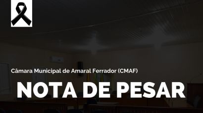 NOTA DE PESAR PELO FALECIMENTO DE CLEUTO VARGAS