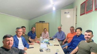 visita do deputado estadual Gérson Burmann,